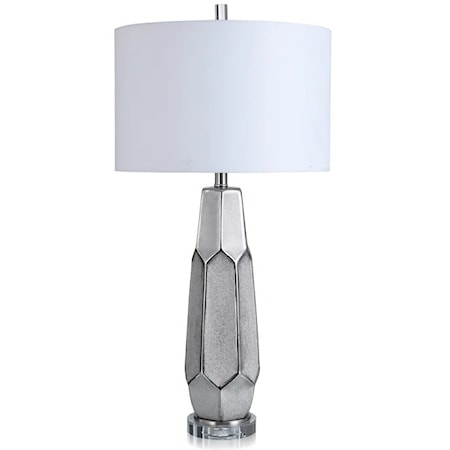 Silver Table Lamp