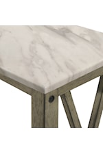 New Classic Furniture Eden Contemporary End Table with Shelf