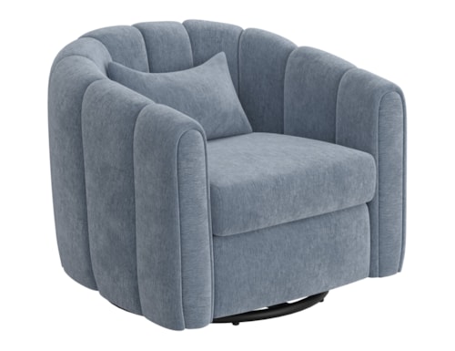 Contemporary Swivel Glider Armchair