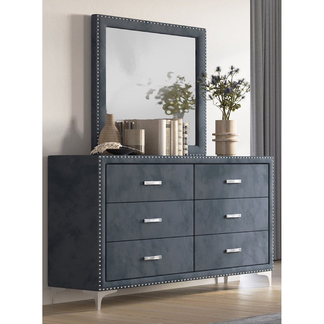 Crown Mark Lucinda 6-Drawer Dresser