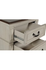 New Classic Anastasia Farmhouse 2-Drawer Nightstand