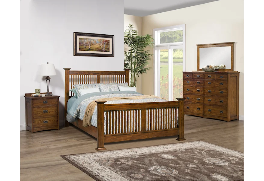 Colorado 4-Piece California King Bedroom Set by Winners Only at Reeds Furniture