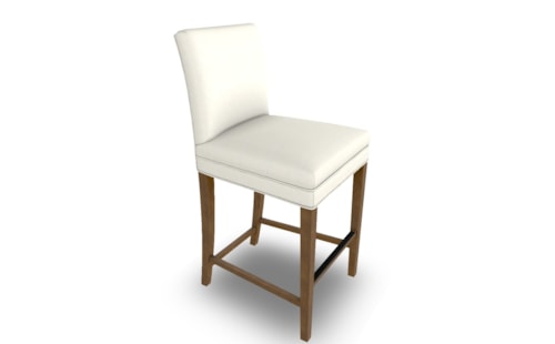 Casual Upholstered Bar Stool