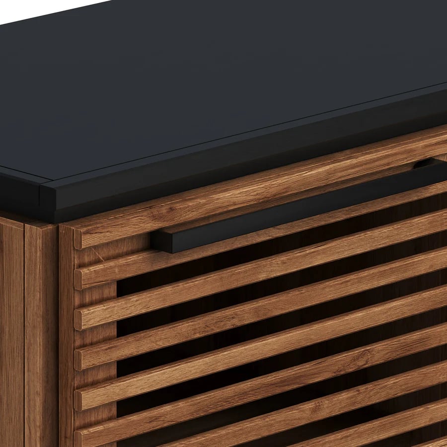 2-Door 69" Fireplace TV Stand