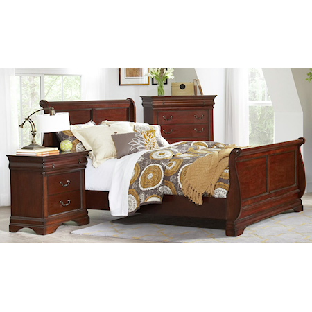 King Sleigh Bed