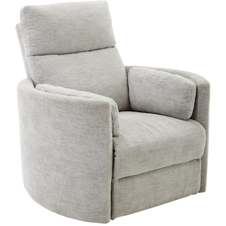 Contemporary Power Swivel Glider Recliner with USB Port
