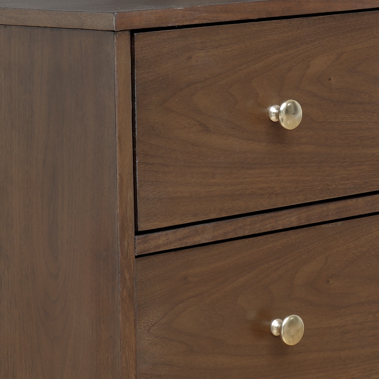 Accentrics Home Accents Three Drawer Chest in Walnut 