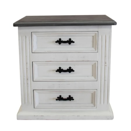 3-Drawer Nightstand