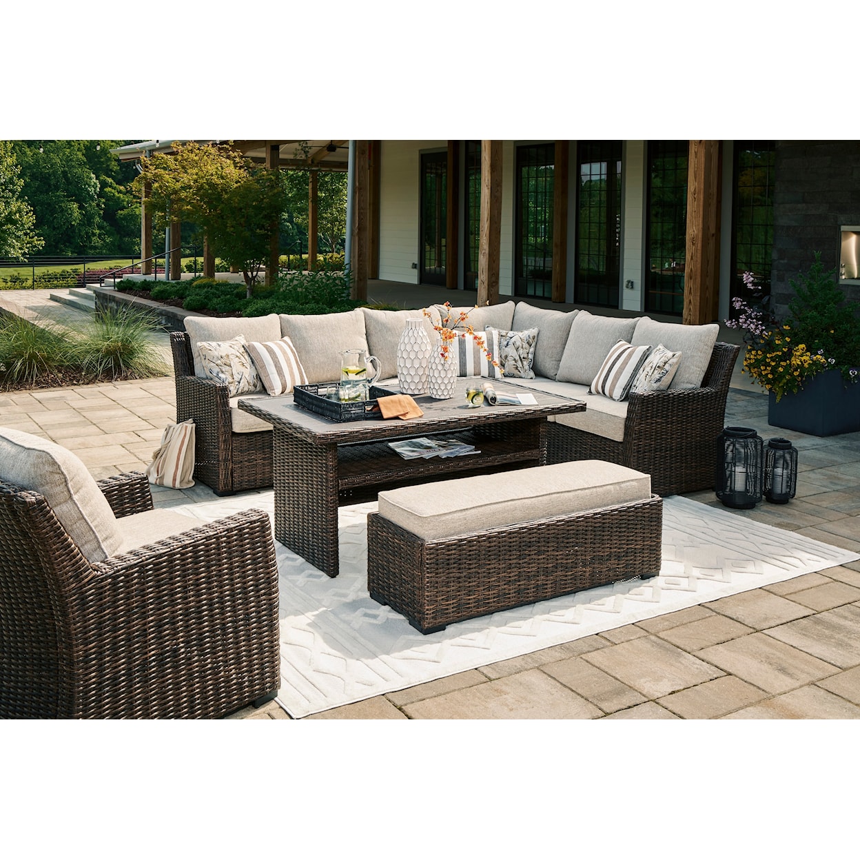Ashley Furniture Signature Design Brook Ranch Outdoor Group