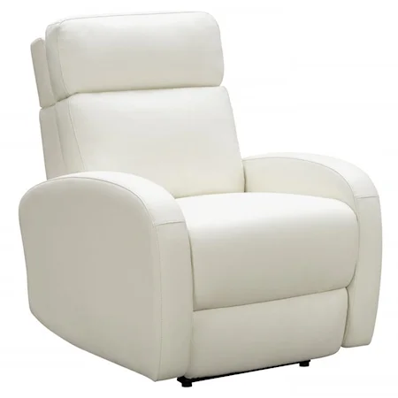 Contemporary Power Recliner with Adjustable Power Headrest