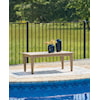 Ashley Furniture Signature Design Hyland wave Outdoor Coffee Table