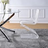 Elements International Iris Acrylic Z-Chair