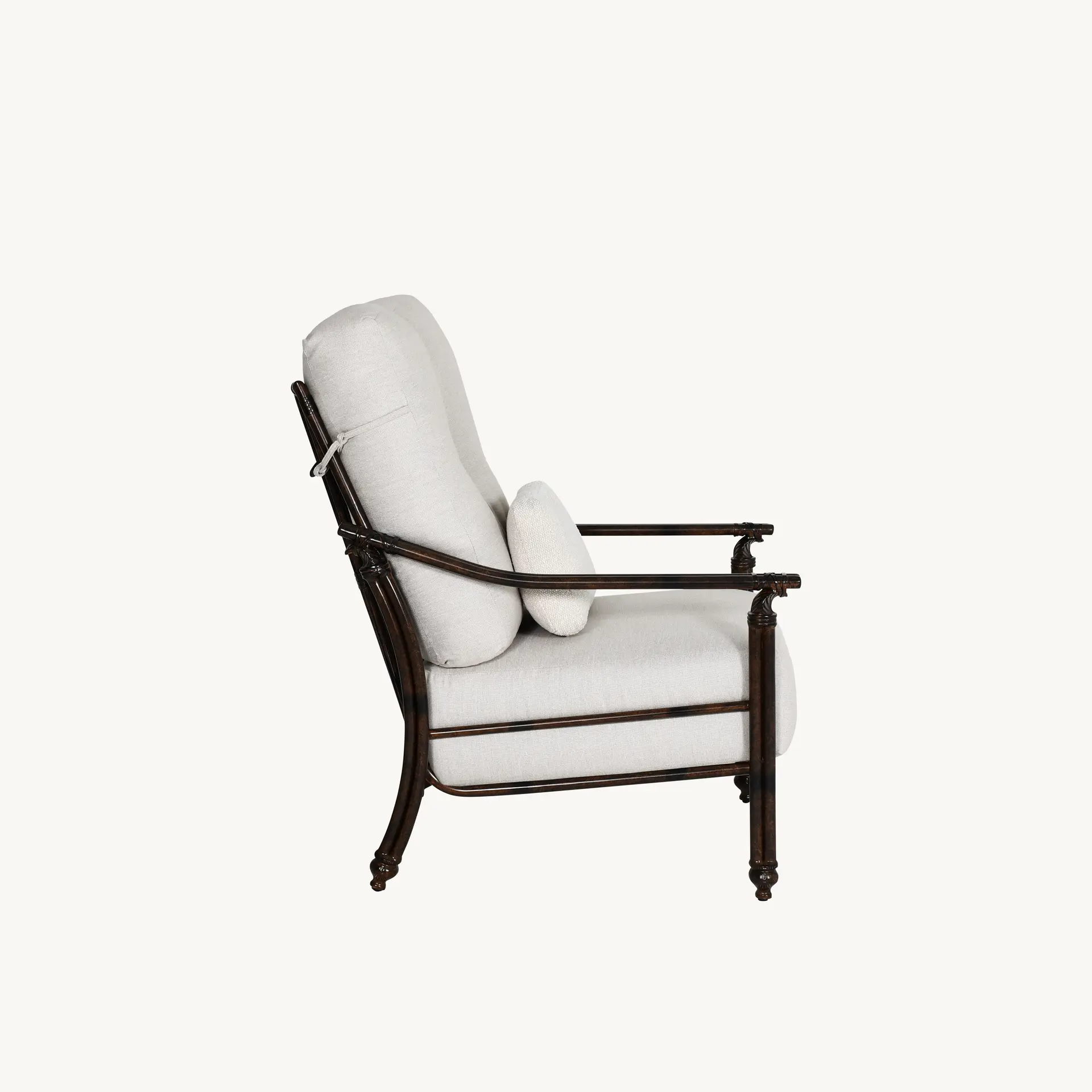 Cushioned Lounge Chair w/Accent Pillow