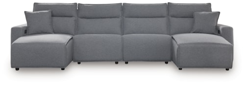 4-Piece Power Reclining Sectional With Chaise