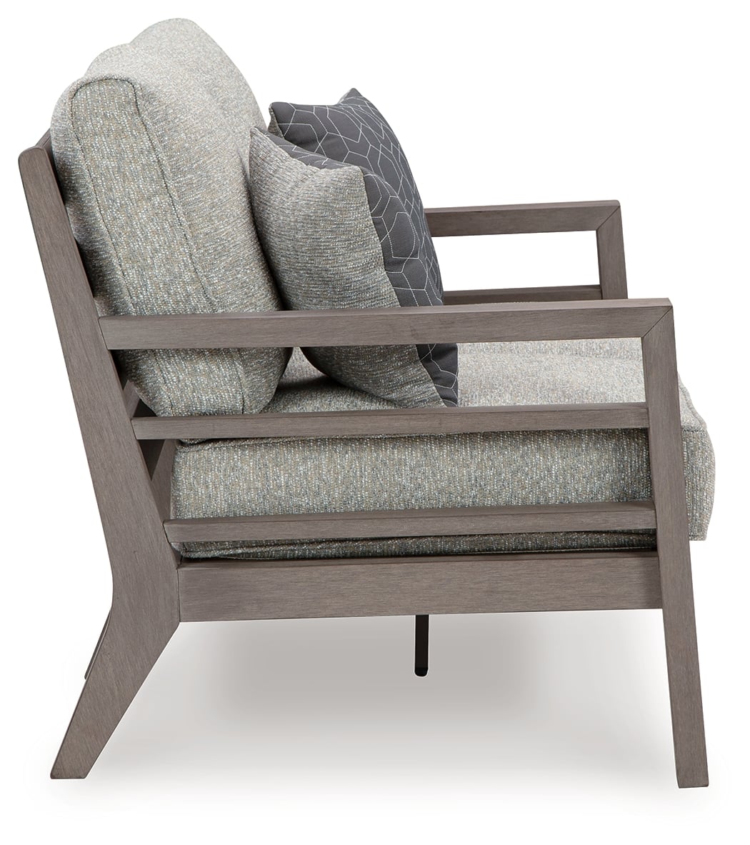 Signature Design by Ashley Hillside Barn Outdoor Loveseat With Cushion