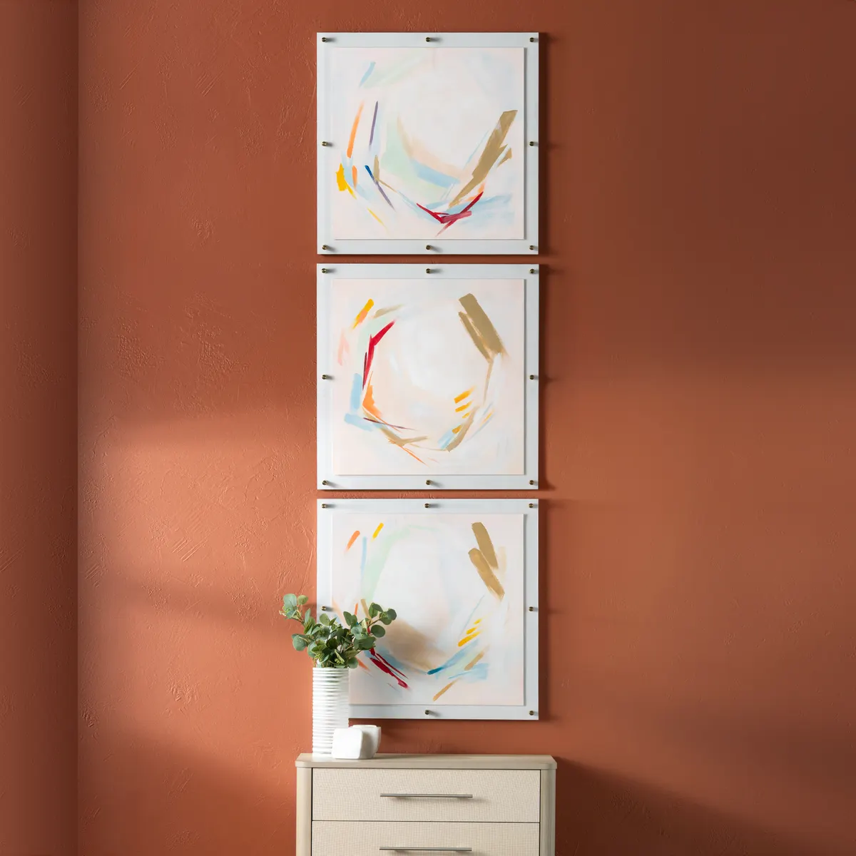 Liveliness Acrylic Wall Art - Set of 3