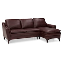 Balmoral Contemporary 2-Piece Sectional Sofa with Right Facing Chaise