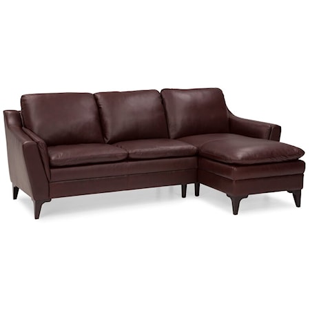 Balmoral Contemporary 2-Piece Sectional Sofa with Right Facing Chaise