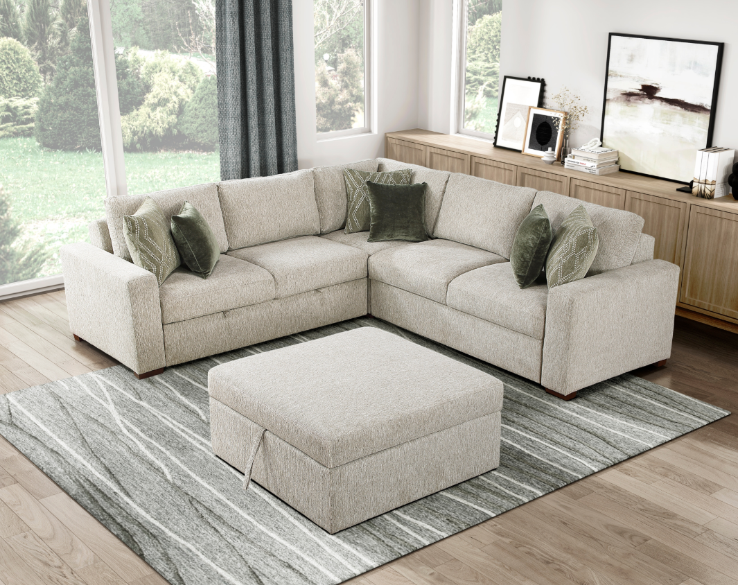 Homelegance Isla 4-Piece Sectional Sofa