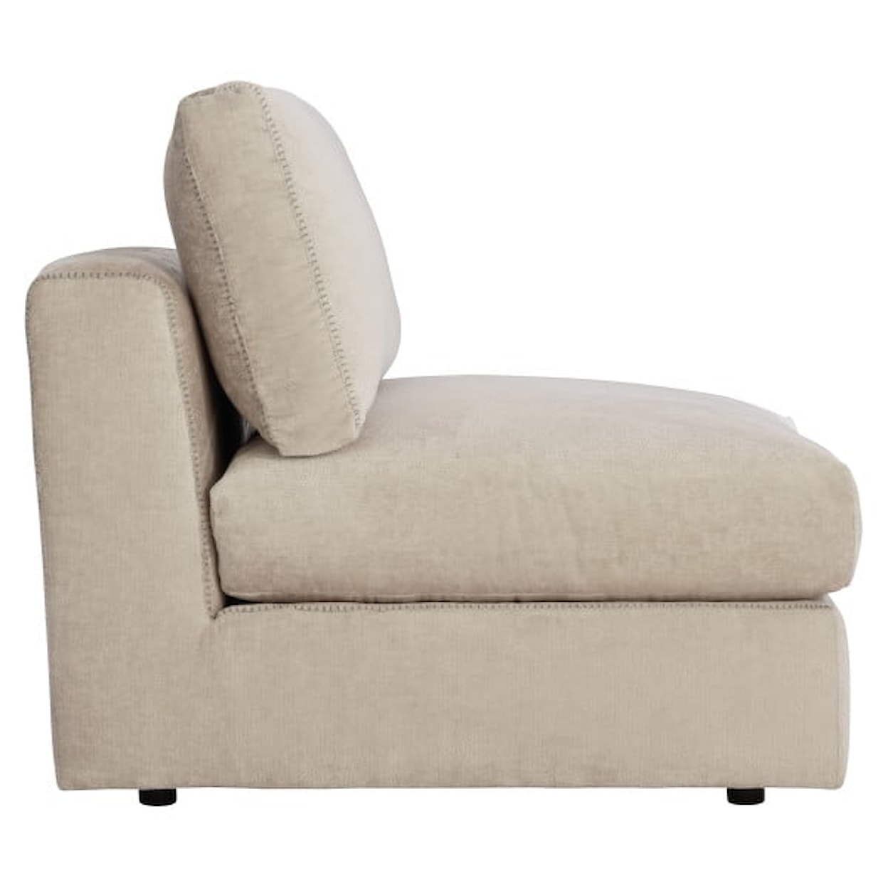 Bernhardt Plush Oasis Fabric Armless Chair