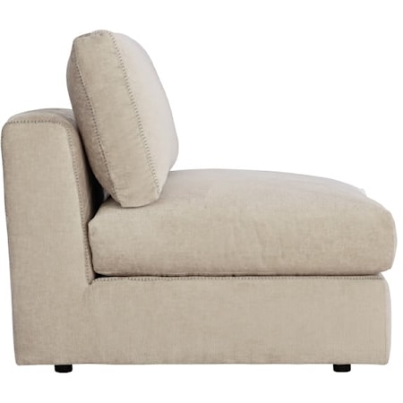 Oasis Fabric Armless Chair