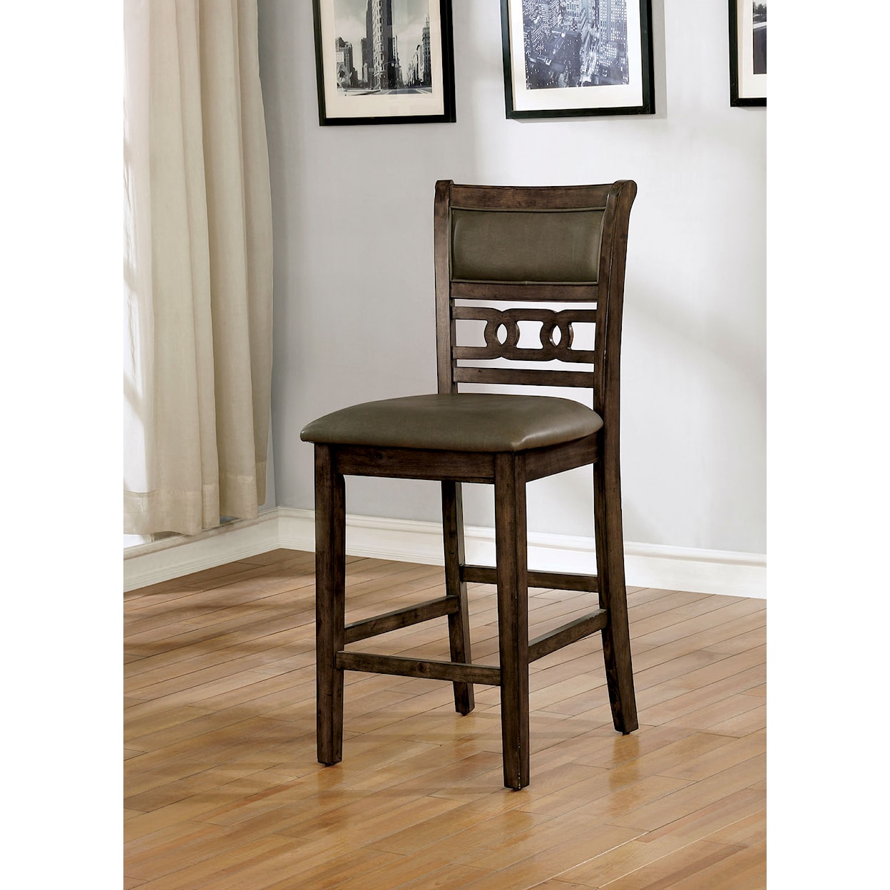 Furniture of America Flick Counter Height Side Chair