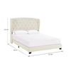 Accentrics Home Fashion Beds King Upholstered Bed