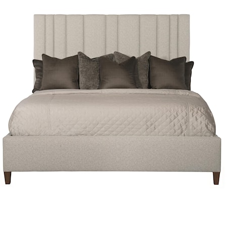 Modena Fabric King Panel Bed