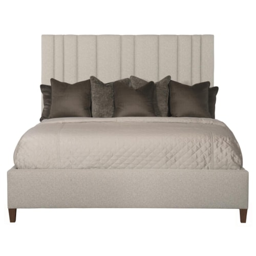 Modena Fabric King Panel Bed