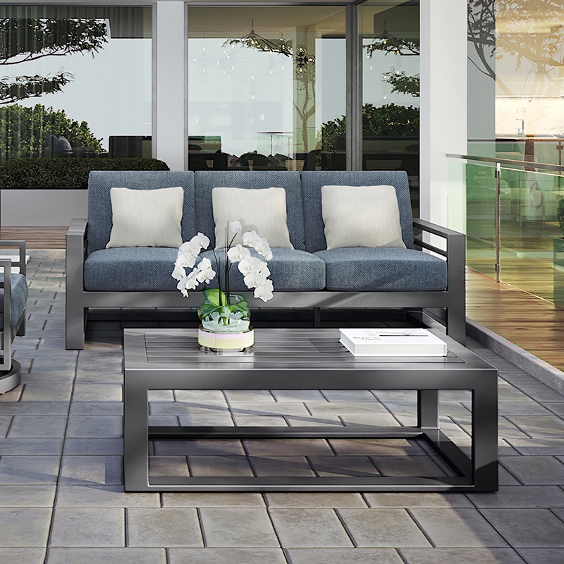 Ebel Palermo 48" Slat-Top Coffee Table