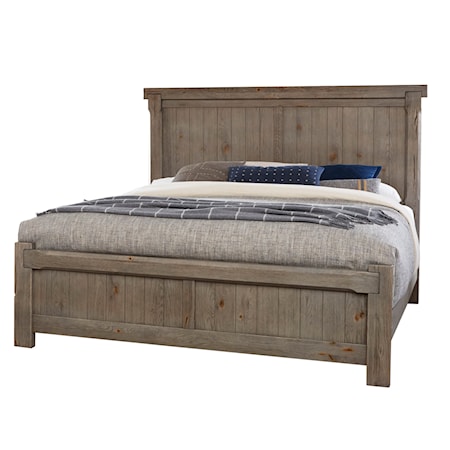 California King Panel Bed