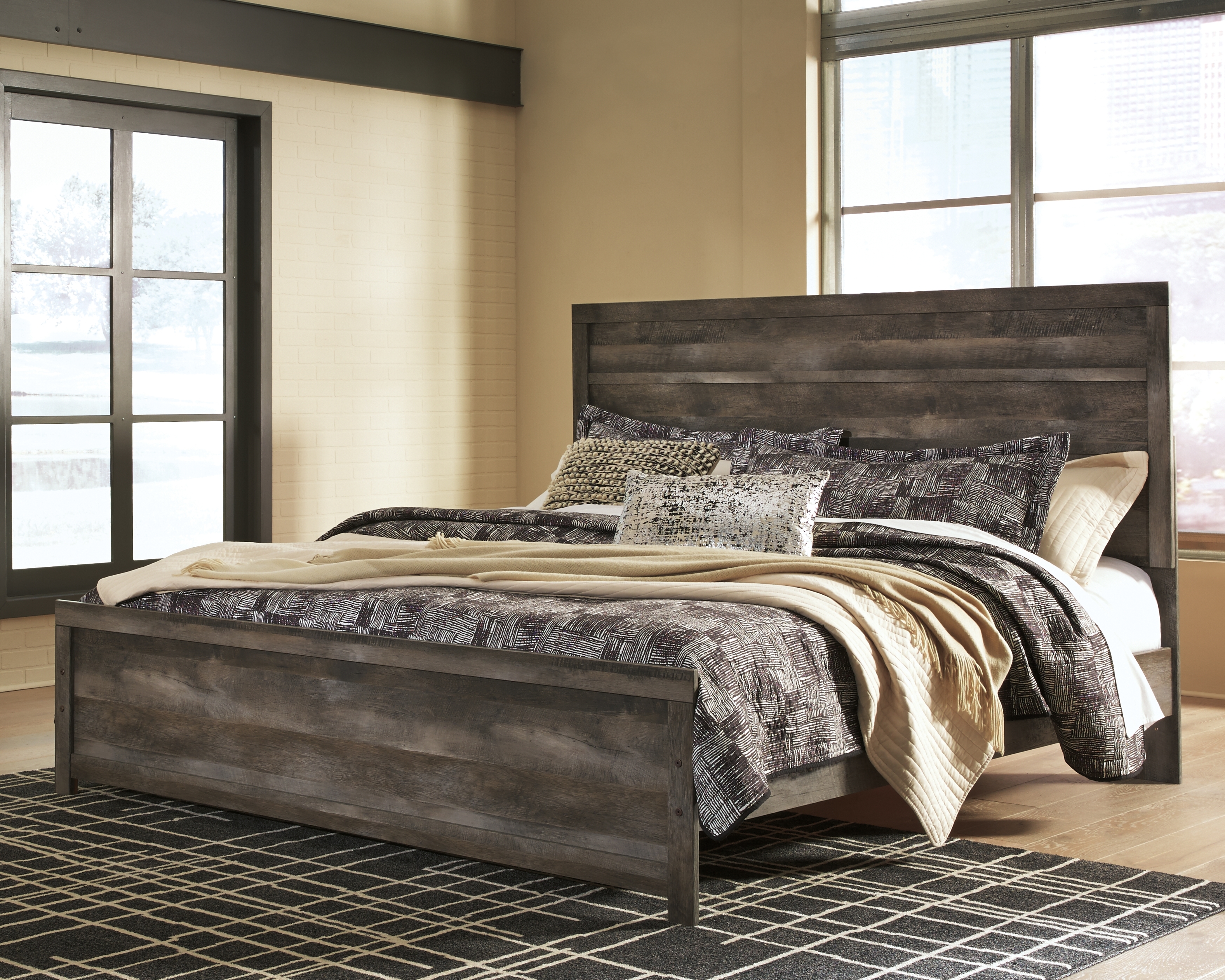 King Panel Bed