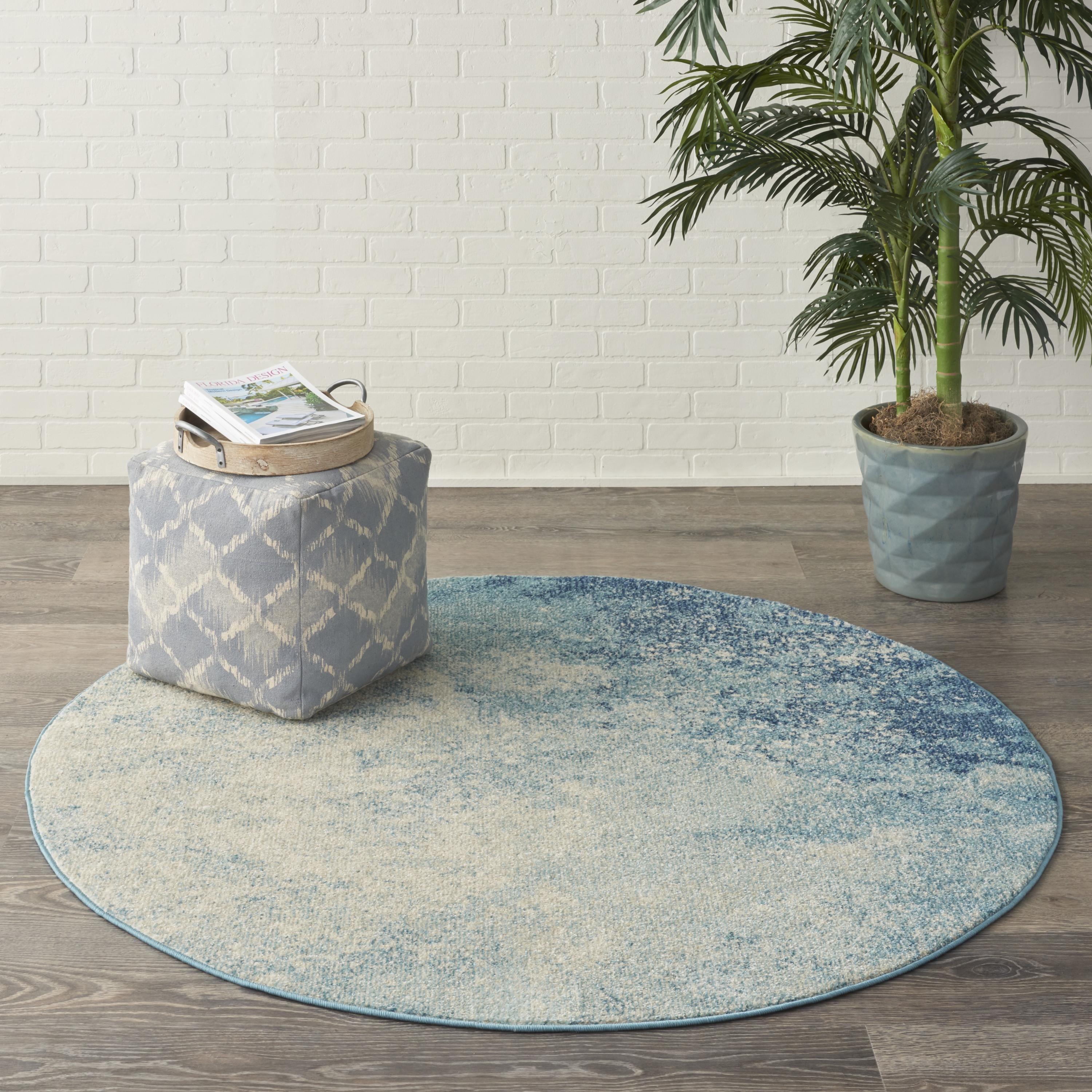 4' Round  Rug