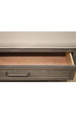 Riverside Furniture Vogue Transitional 5-Drawer Chest in Gray Wash Finish