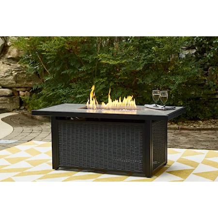 Rectangular Fire Pit Table