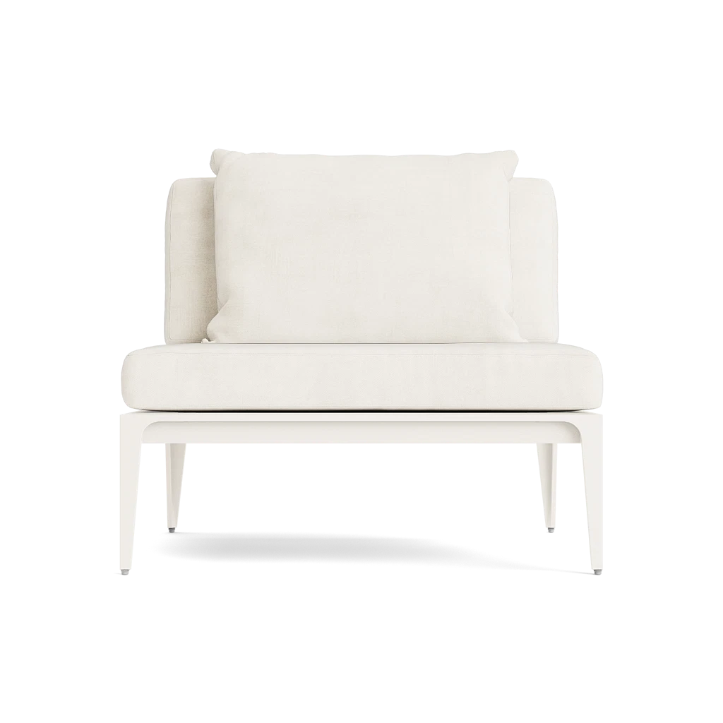 Still Armless Chair w/Throw Pillow