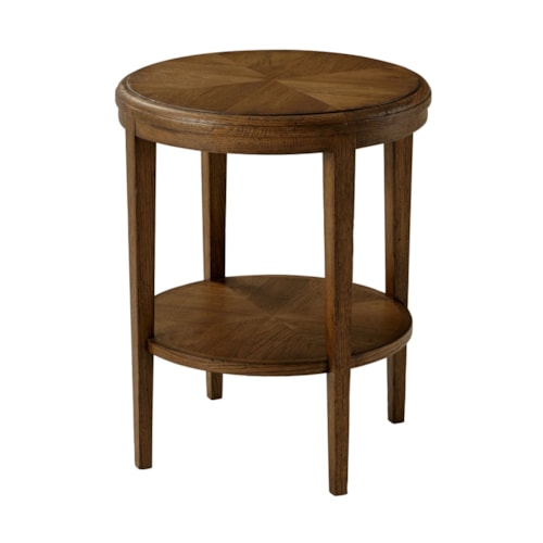Transitional Round Side Table