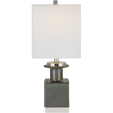 Cabrillo Gray Glaze Accent Lamp