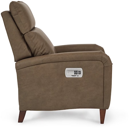 Upholstered High Leg Recliner