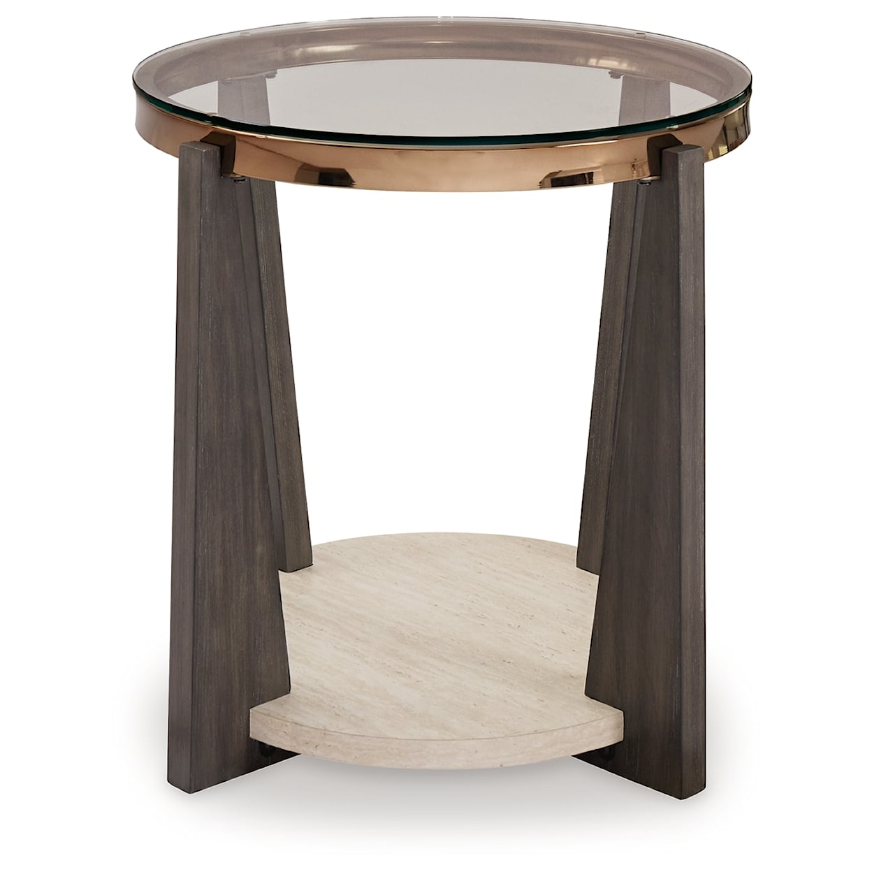 Signature Design by Ashley Furniture Frazwa Round End Table