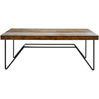 Industrial Rectangular Dining Table