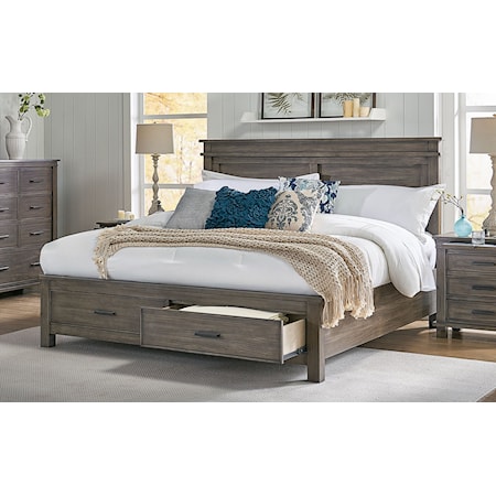 King Panel Bed