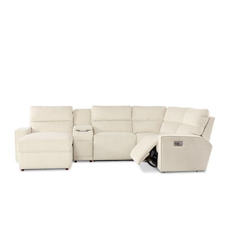 3-Seat Sectional Sofa w/LAF Reclining Chaise