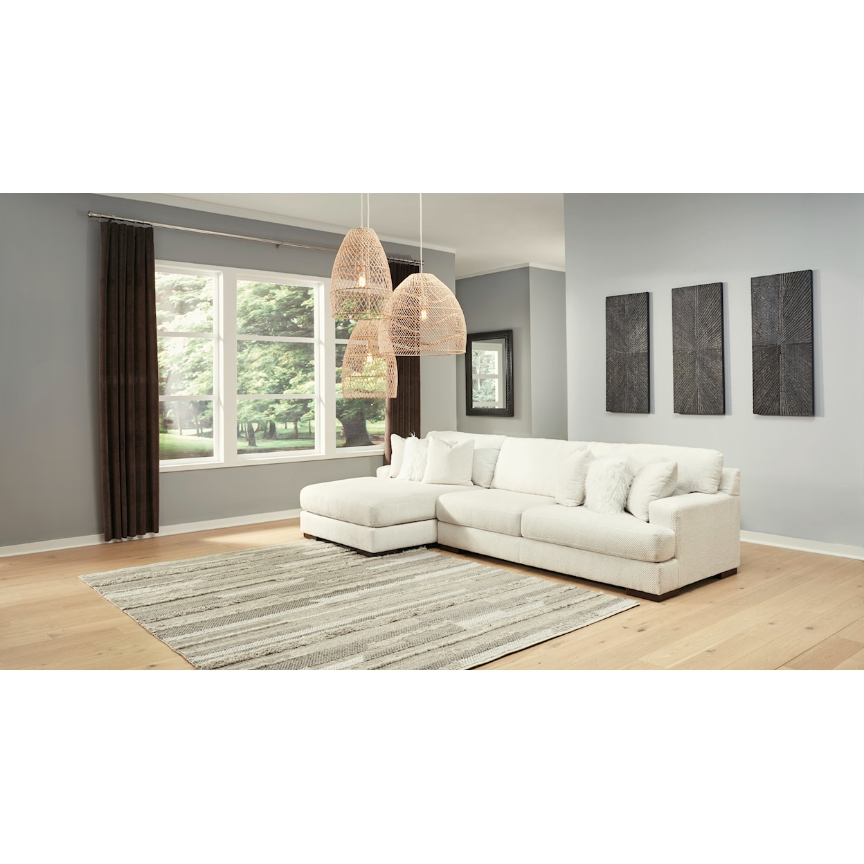 Signature Design by Ashley Furniture Zada 2-Piece Sectional with Chaise