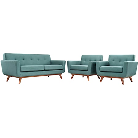 Armchairs and Loveseat Set