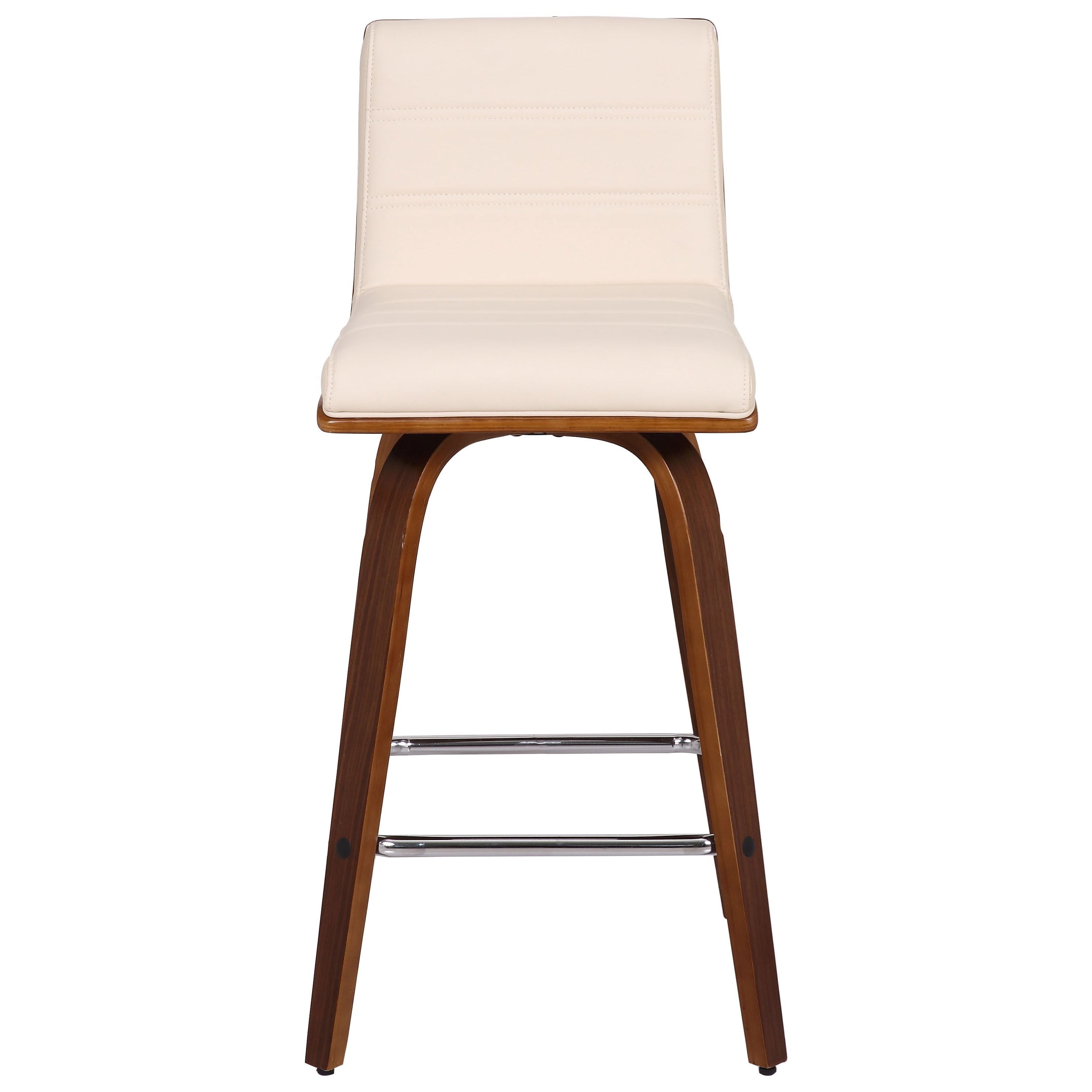 Armen Living Vienna Upholstered Swivel Counter Stool