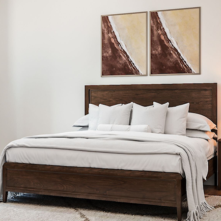 California King Panel Bed