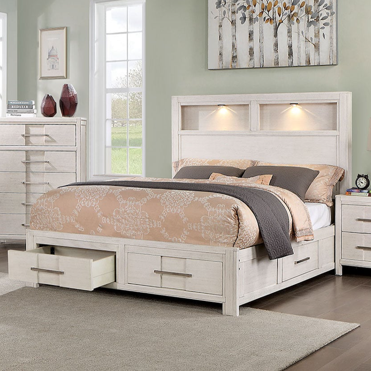 Furniture of America Karla Queen Storage Bed