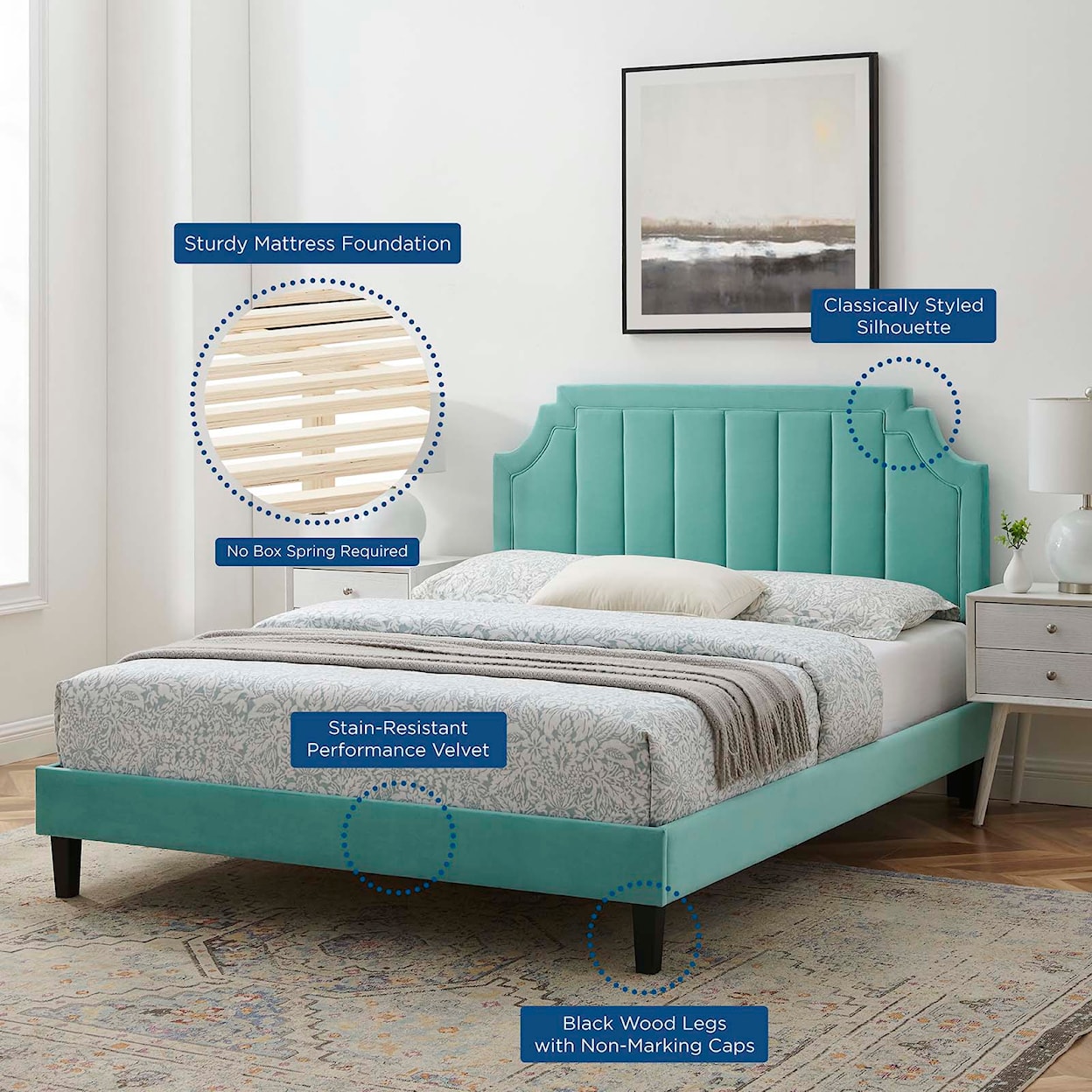 Modway Sienna Twin Platform Bed