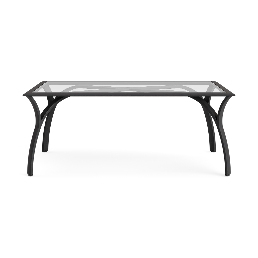 45" Rect. Glass-Top Coffee Table